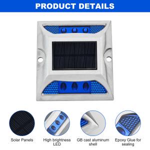 Wholesale Embedded Solar Powered Street Light Road Brick 6 Pcs Led Qty for Outdoor Lighting from china suppliers