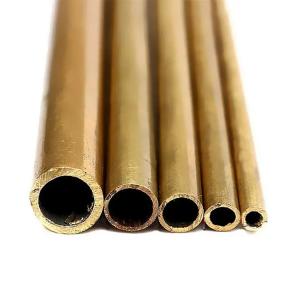 Wholesale ASTM C11000 Metric Brass Tubing 5.8m 6m Customized Thick Wall Copper Pipe from china suppliers