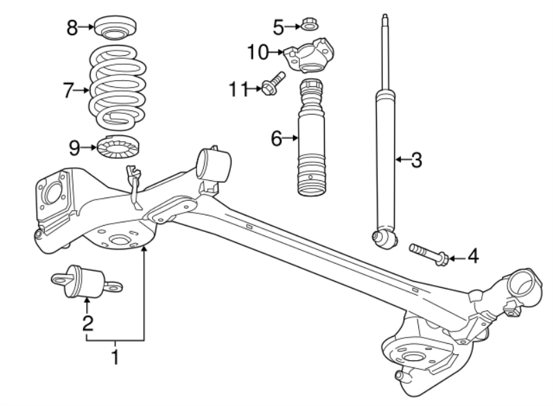 Rear Shock Absorber Dust Cover For Chevrolet Sonic 95943130