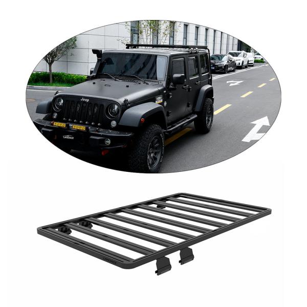 Roof Mount Black Aluminum Universal Accessories for Jeep Wrangler JK 28kg Weight