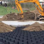 Textured Surface HDPE Geocell for Green Gravel Stabilization and Ground