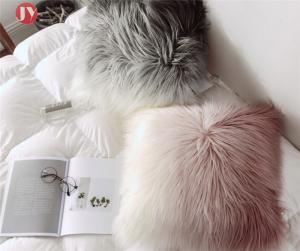 Wholesale Cover Plush Faux Fur Pillows Pillow Case Winter Warm Custom Logo Arcylic from china suppliers
