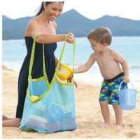 China promotional Clothes Toys Carry All Sand Away Beach Bag Mesh Tote Bag for sale