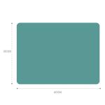 BPA Free Anti Slip 0.75mm Silicone Table Mat 40x30cm