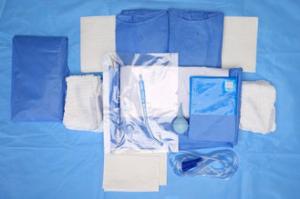 Wholesale Custom Breathable Disposable Sterile Drape Sheets , Abdominal Drape from china suppliers
