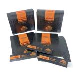 Luxury Paper Cardboard Honey Jar Bottle Packaging Black Elegant Corrugated Honey