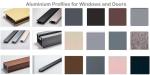 Anodized Extrusion Aluminium Door Frame Profile For Glass Sliding Door