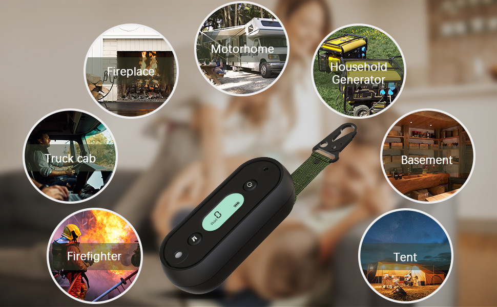 Waterproof Portable Carbon Monoxide Detector Co Alarm For Marine Boat