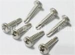 Steel 1022A pan head decoration cross recessed drilling screws with tapping