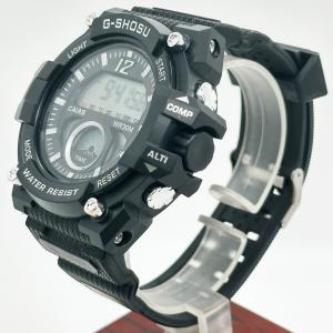 Wholesale Stainless Steel Case Sport Quartz Light Wrist Watch Round With Digital Display Feature from china suppliers