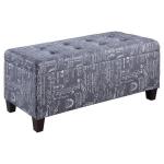 Living room folding bench ottoman stool fabric ottoman with storage weight