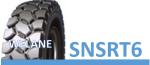 Black Radial Off Road Truck Tires , Round Sidewall Protection General OTR Tires