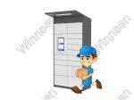 Rfid Indoor Android System Parcel Delivery Lockers