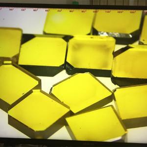 Wholesale Yellow Monocrystalline Diamond Square HPHT CVD Diamond For Diamond Tools from china suppliers