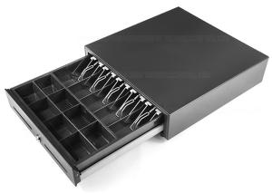 Wholesale 6.8 KG Ivory Black POS Register Touch Button Cash Drawer Counter Cash Box 410T from china suppliers