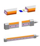 RGBW 12V LED Neon Flex Light , LED Silicone Neon Strips 7mm X 14mm For Wedding