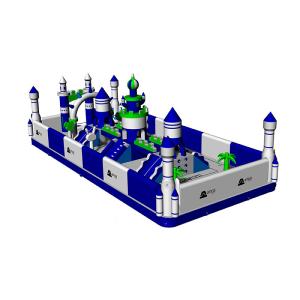 Wholesale Airtight Floating Game 0.9mm PVC Inflatable Fun City Castle from china suppliers