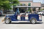 Large Load Capacity Vintage Cart With Foldable Rain Shade / 48V ENPOWER