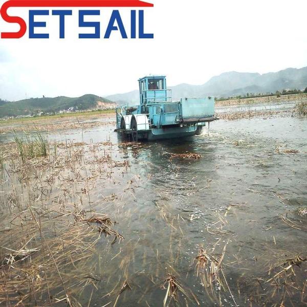 QHCM-6 Full Hydraulic Clean River Water Hyacinth Machinery for Clean and Healthy