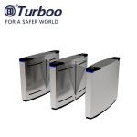 Half Height Subway Flap Barrier Turnstile Double Anti - Clipping Function