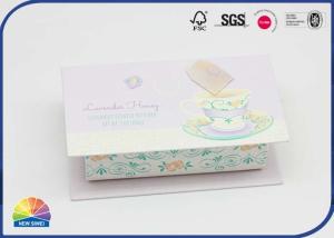 Wholesale 1200gsm Cardboard Tea Gift Box Hinged Lid Gift Box With CMYK Printing from china suppliers