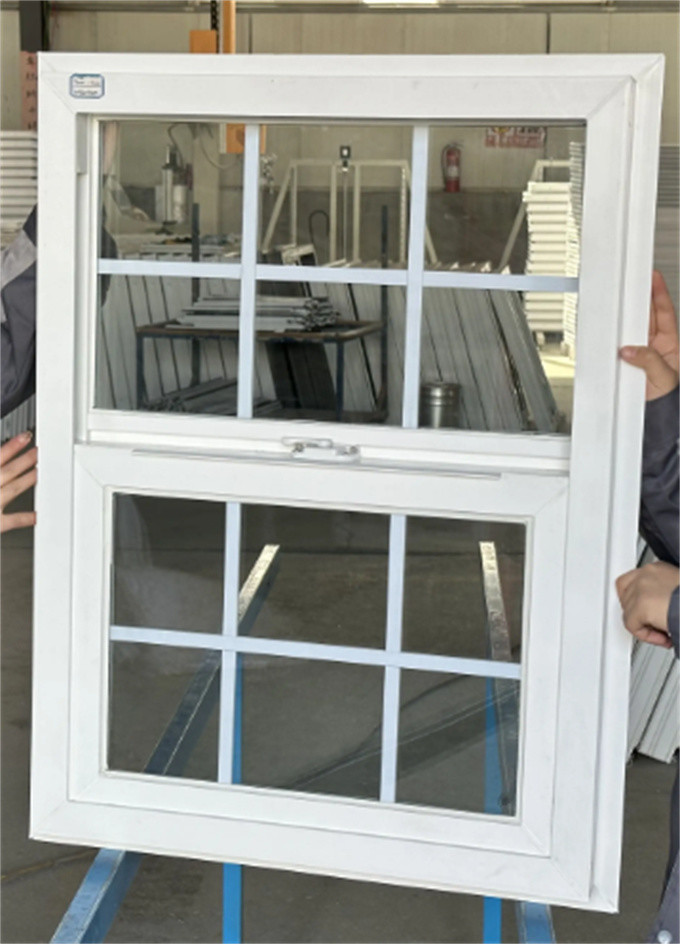 Low E Double Glazed SKATE Double Hung Windows Heat Insulation And Australian Standard
