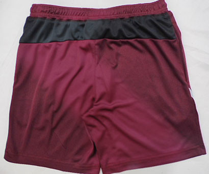 Knee Length Active Dye 140gsm Fabric Mens Soccer Shorts Solid Color