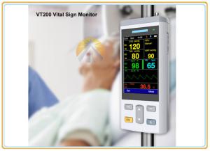 Wholesale 3 Parameter Electronic Patient Monitoring , Desktop 3.5 Inch Bedside Cardiac Monitor from china suppliers