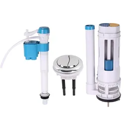 Manual Control Flushing Valve For ABS POM Plastic Water Saving Toilet Tank Accessories