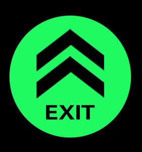 China 1.24X45.7m Adhesive Night Luminous Film For Safety Exit Graphic Design Photoluminescent Luminous on sale