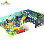 Indoor Theme Park Blue Children's Amusement Park Equipment with 1 and Steel