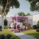 Modern Design Foldable Steel Shipping Container Prefabricated Flat Pack Outdoor