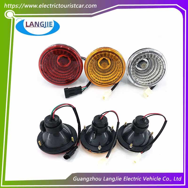 Four Wheel Electric Sightseeing Car 11MM Reverse Light LVTONG Sanitation Vehicle Rear Tail Light