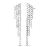 18K Gold Plated Cubic Zircon Tassel Brass Earrings