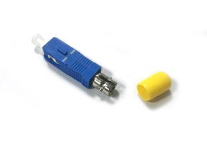 Wholesale SC / PC Male To ST / PC Female Fiber Optic Transfer Adapter With Metal ST Port from china suppliers