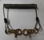 Good Strong Carabiner Lock Coiled Lanyard Tether Protect Tools