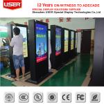 4G Digital Multimedia Outdoor Digital Signage Outdoor LCD Monitor For Bus Stop