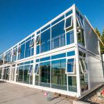 Zontop Modern Luxury Quick Concrete Ready Prefabricated 4 Bedrooms Glass Prefab