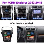 Tesla Style 13.6 Inch Ford Car Radio For Explorer 2011 To 2019