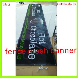 China sublimation full color vinyl pvc mesh fence banners on sale