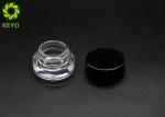 Skincream 3g Thick Bottom Clear Glass Jar With Plastic Lid
