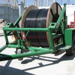 10T Iron Steel Hydraulic Cable Drum Trailer Reel For Power Construction
