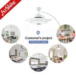 Smart 5 Speeds Retractable Ceiling Fan Light With Time Settings