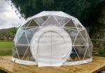 850gsm PVC Coated Glamping Dome Tent Strong Winds Resistance