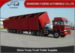 Transport Cement 3 Axle Capacity 60t Dump Semi Trailer