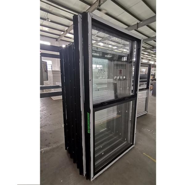 Customized Size UPVC Low-E Glass Vinyl Single Hung Windows for Long-Lasting