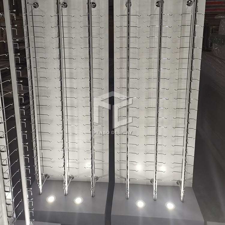 Laminate Sunglass Wall Display Case For Optical Store