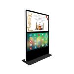 65 Inch Dual Lcd Screen Kiosk, Ready Stock Digital Signage Touch Screen Kiosk