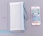 clear vinyl TPU pencil case bag with zipper for boys girls, Creative contracted