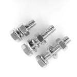 Plastic Bag Package Hex Head Bolts Hex Socket Drive Type 12mm Thread Length